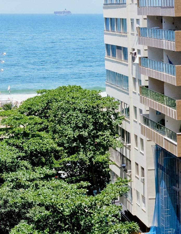 Vista Lateral Mar Copacabana Рио-де-Жанейро Экстерьер фото